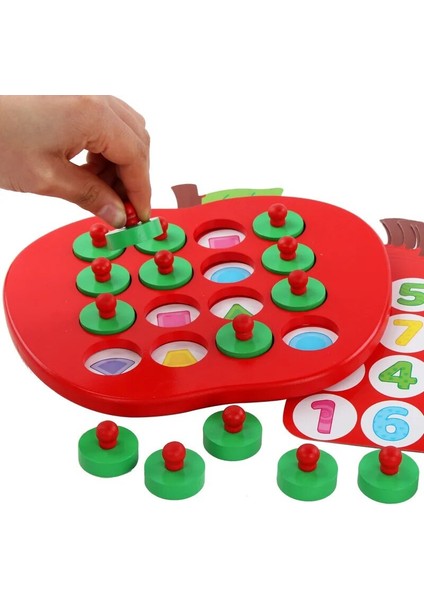 Montessori Çocuk Bellek Konsantrasyon Mantıksal Düşünme Eğitim Oyuncak Ahşap Hafıza Satranç Ebeveyn-Çocuk Interaktif Beyin Oyunu (Yurt Dışından) fiyatları