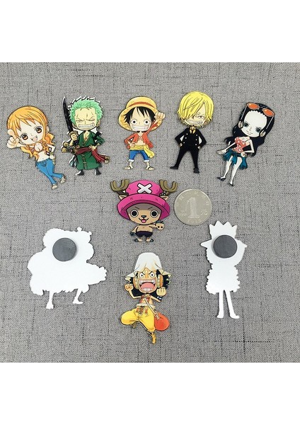 Tek Parça Anime Aksiyon Figürü Kaymakam Kaliteli Akrilik Buzdolabı Mıknatısları Klasik Oyuncaklar Çocuklar Için Ev Dekorasyon (Yurt Dışından)
