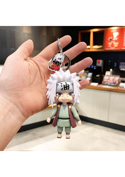 Karikatür Naruto Şekilli Kalıp Oyuncaklar Anahtarlık Anime Naruto Sasuke Hinata Gaara Sakura Jıraıya Itachi Kolye Bebek Çantası Hediye Anahtarlık (Yurt Dışından)