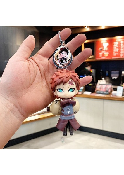 Karikatür Naruto Şekilli Kalıp Oyuncaklar Anahtarlık Anime Naruto Sasuke Hinata Gaara Sakura Jıraıya Itachi Kolye Bebek Çantası Hediye Anahtarlık (Yurt Dışından)