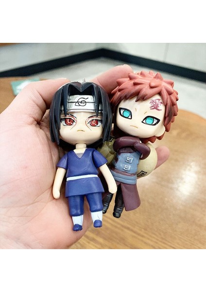 Karikatür Naruto Şekilli Kalıp Oyuncaklar Anahtarlık Anime Naruto Sasuke Hinata Gaara Sakura Jıraıya Itachi Kolye Bebek Çantası Hediye Anahtarlık (Yurt Dışından)