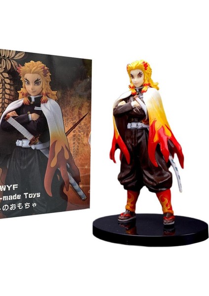 19 cm Anime Iblis Avcısı Kimetsu Yaiba Tanjirou Nezuko Aksiyon Figürleri Oyuncaklar Kanroji Mitsuri Uzui Tengen Iblis Öldürme Kolordu Şekil (Yurt Dışından)