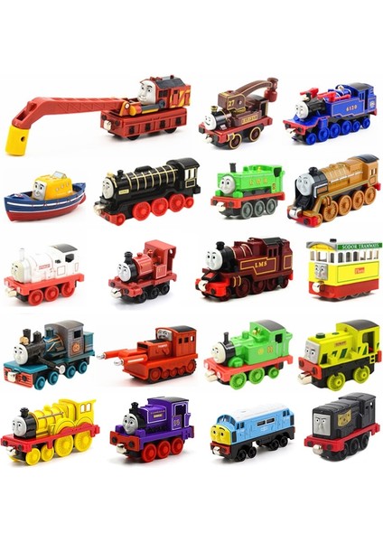 Thomas ve Arkadaşları Manyetik Tren Oyuncakları Thomas Percy Skarloey Harvey Sevimli Trenler Modeli Alaşım Döküm Çocuklar Araba Noel Oyuncakları Hediye (Yurt Dışından) modelleri