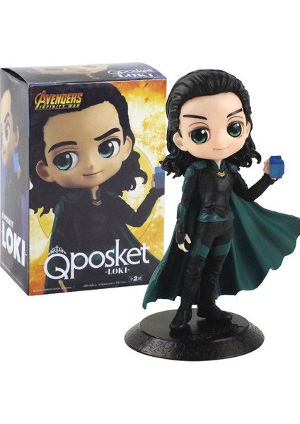 16 cm Q Posket Avengers Şekil Oyuncaklar Loki Demir Adam Tony Stark Örümcek Adam Oyunsonu Kahramanlar Koleksiyon Model Bebekler (Yurt Dışından) modelleri