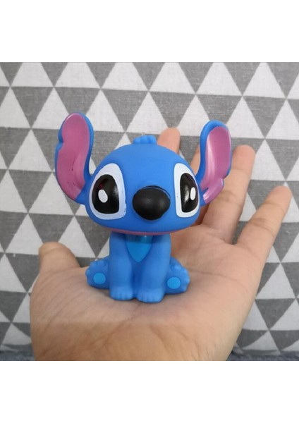 Disney Lilo Stitch Mini Anime Figürü Oyuncak Bebekler Sevimli Lilo ve Stitch Mini Şekil Anahtarlık Oyuncak Stich Bebek Çocuk Çocuk Hediye (Yurt Dışından)