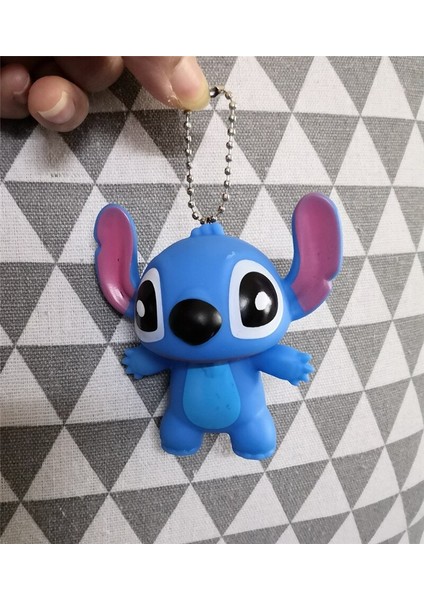 Disney Lilo Stitch Mini Anime Figürü Oyuncak Bebekler Sevimli Lilo ve Stitch Mini Şekil Anahtarlık Oyuncak Stich Bebek Çocuk Çocuk Hediye (Yurt Dışından)