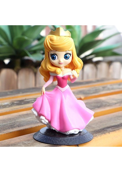 2021 Yenı Q Posket Sevimli Büyük Gözler Aurora Rapunzel Kar Beyaz Elsa Pvc Anime Bebekler Koleksiyon S Versiyonu Model Oyuncak Doğum Günü Hediyesi (Yurt Dışından)