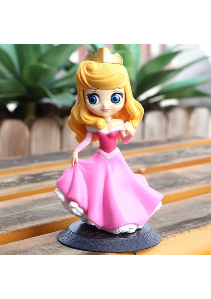 2021 Yenı Q Posket Sevimli Büyük Gözler Aurora Rapunzel Kar Beyaz Elsa Pvc Anime Bebekler Koleksiyon S Versiyonu Model Oyuncak Doğum Günü Hediyesi (Yurt Dışından)