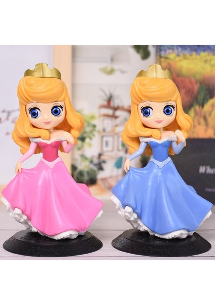 2021 Yenı Q Posket Sevimli Büyük Gözler Aurora Rapunzel Kar Beyaz Elsa Pvc Anime Bebekler Koleksiyon S Versiyonu Model Oyuncak Doğum Günü Hediyesi (Yurt Dışından)