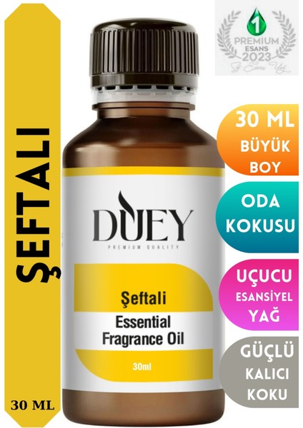 Şeftali Uçucu 30 ml Buhurdanlık Yağı Difüzör Esansı Oda Kokusu Hava Nemlendirici