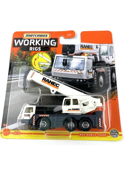Kibrit Kutusu Çalışma Kuleleri 1:64 Mbx Mobil Vinç Uluslararası Durastar Transporter Koleksiyonu Metal Pres Döküm Model Araba Çocuk Oyuncakları (Yurt Dışından)