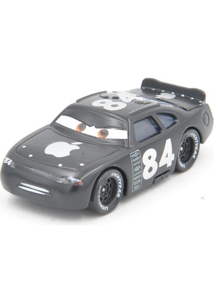 Disney Pixar Arabalar Yıldırım Mcqueen No.84 Siyah Elma 2 Adet/grup Mack Kamyon ve Küçük Araba Döküm Metal Alaşım Oyuncak Araba Çocuklar Için (Yurt Dışından)