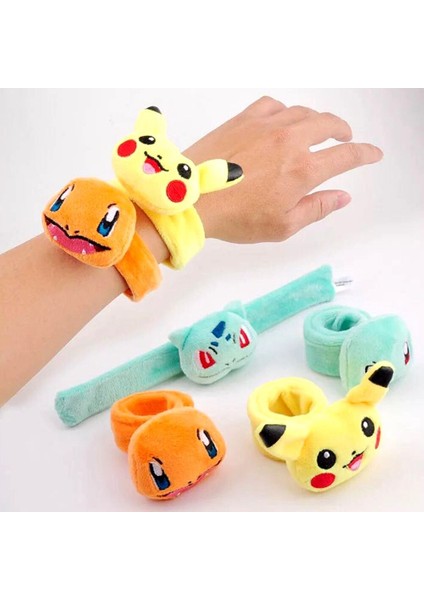 Takara Tomy Kawaii Pokemon Yumuşak Bilezik Aksiyon Figürü Pikachu Peluş Oyuncaklar Dolması Bebek Mini El Cetvel Oyuncaklar Sevimli Model Çocuklar Hediye (Yurt Dışından) fırsatları