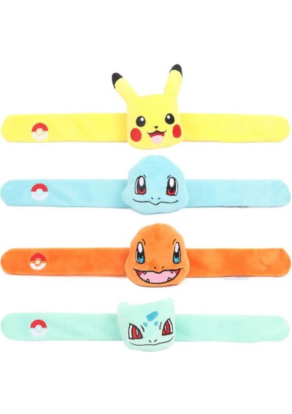 Takara Tomy Kawaii Pokemon Yumuşak Bilezik Aksiyon Figürü Pikachu Peluş Oyuncaklar Dolması Bebek Mini El Cetvel Oyuncaklar Sevimli Model Çocuklar Hediye (Yurt Dışından) indirimleri