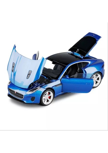 1: 32 Jaguar Saf Elektrikli Araba Alaşım Araba Modeli Altı Açık Akustik Optik Model Oyuncak Araba Çocuk Oyuncağı Doğum Günü Yeni Yıl Oyuncakları (Yurt Dışından)