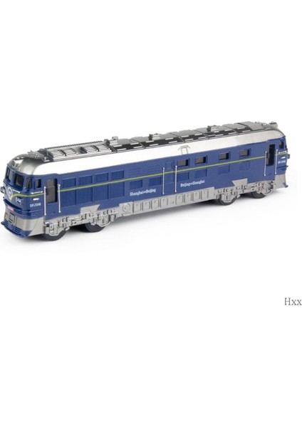 1:87 Simüle Alaşım Tren Lokomotif Modeli Geri Çekin Araç Oyuncak Sesler ve Işıklar ile Dıy Mimari Kum Masa Çocuk Ed (Yurt Dışından)
