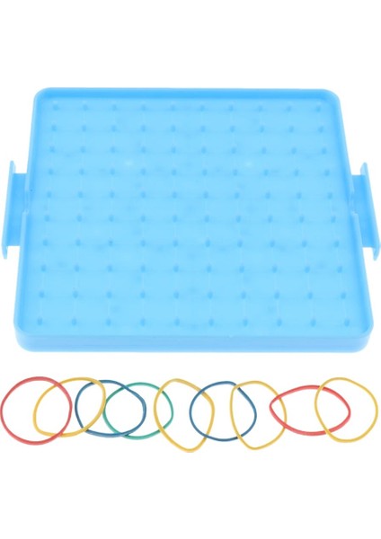 Lastik Bantlı Geoboard, Geometri Tahtası, Matematik Öğretme ve Öğrenme Oyuncakları, 6 x 6 Inç (Yurt Dışından)
