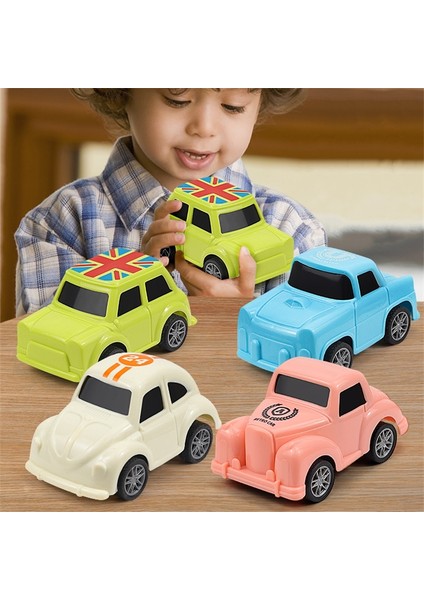 4 Stil/set Oyuncak Arabalar Retro Klasik Beetle Geri Çekin Araba Rastgele 4 Renk Plastik Modeller Oyuncak Mini Çocuk Eğitici Bulmaca Hediyeler (Yurt Dışından)