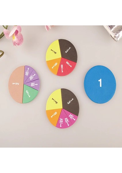 51 Adet/takım Yuvarlak Kesirler Çocuk Erken Eğitim Oyuncaklar Çocuk Matematik Oyuncaklar Hediyeler Eğitici Oyuncaklar Çocuk Oyuncakları Eğitim (Yurt Dışından) modelleri