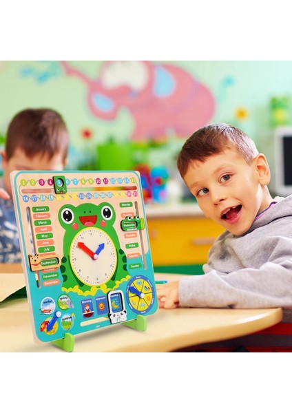 Montessori Ahşap Oyuncaklar Bebek Hava Sezon Takvim Saat Zaman Biliş Okul Öncesi Eğitim Öğretim Yardımcıları Oyuncaklar Çocuklar Için (Yurt Dışından) fiyatları