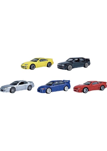 Hot Wheels Araba Kültürü Devre 98 Honda Prelude Mitsubishi 3000GT Vr-4 Nissan 300ZX Twin Turbo 1:64 Ölçekli Alaşım Araba Oyuncak FPY86 (Yurt Dışından) modelleri