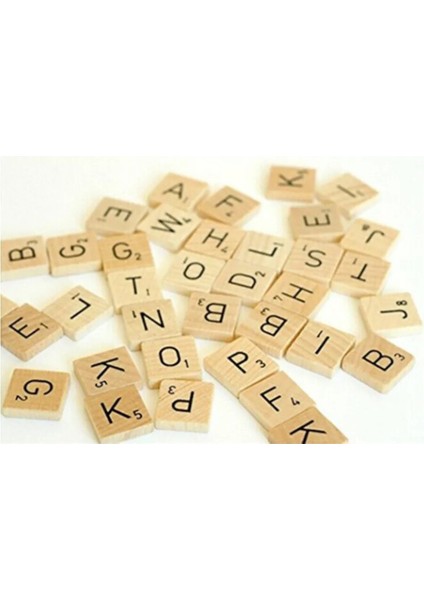 Ahşap Scrabble Fayans Siyah Harfler Sayılar El Sanatları Için Ahşap Alfabe Bebek Çocuk Erken Eğitim Öğrenme Bilişsel Oyuncaklar (Yurt Dışından) fiyatları
