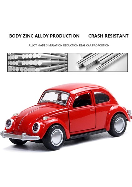 Yeni Varış Retro Vintage Beetle Döküm Geri Çekin Alaşım Araba Modeli Oyuncak Çocuklar Için Hediye Dekor Sevimli Figürler Minyatürleri (Yurt Dışından) indirimleri