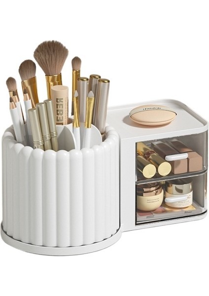 Dönen Kozmetik Saklama Kutusu Depolama Rafı (Yurt Dışından)