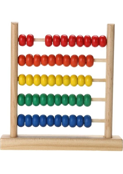 Adet Eğitici Oyuncaklar Mini Ahşap Abaküs Çocuk Erken Matematik Eğitici Oyuncak Sayılar Sayma Hesaplama Boncuk Abaküs Montessori (Yurt Dışından)
