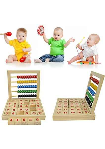 Ahşap Abaküs Çocuk Sayma Numarası Alfabe Mektup Blokları Erken Montessori Eğitim Eğitici Oyuncak Hesaplama Boncuk (Yurt Dışından) modelleri