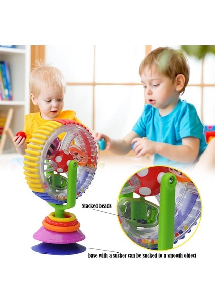 Bebek Çok Renkli Çıngırak Oyuncaklar Tabanlı Dönen Dönme Dolap Oyuncaklar (Yurt Dışından)
