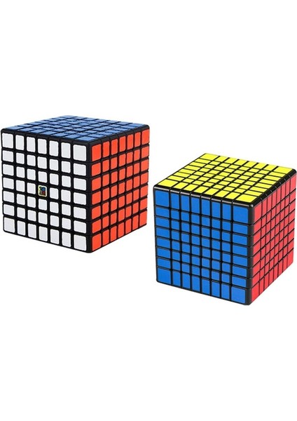 4x4 Siyah-Moyu Meilong Speedcube Siyah Etiket 6X6X6 7X7X7 8X8X8 Küp Sihirli 4x4 5x5 6x6 7x7 8x8 Hız Bulmaca Eğitici Oyuncak Çocuk (Yurt Dışından)