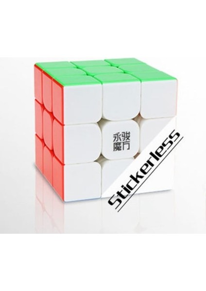 Stickerless-Yongjun Yulong V2 M 3X3X3 Manyetik Hız Küp 3x3 2 M Sihirli Küp Bulmaca Profesyonel Eğitici Oyuncaklar Çocuklar Için Hediye (Yurt Dışından)