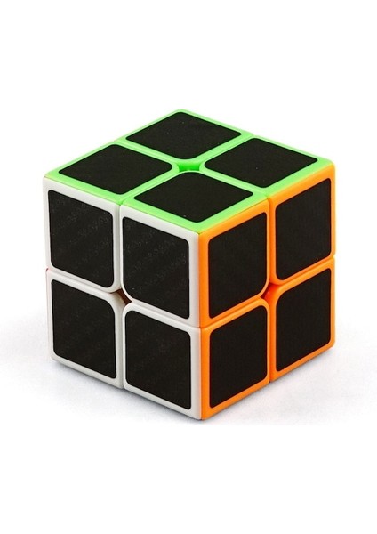 C-3X3X3 ve 2 2 Karbon Fiber Etiket Sihirli Küp Bulmaca 3x3 Hız Cubo Magico Kare Bulmaca Hediyeler Çocuklar Için Eğitici Oyuncaklar (Yurt Dışından)