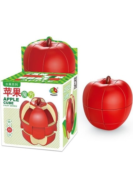 Orange-Fanxin Meyve Küpü Muz Elma Armut Portakal Limon Şeftali Etiketsiz Cubo Magico Eğitici Bulmaca X'mas Hediye Fikri (Yurt Dışından)