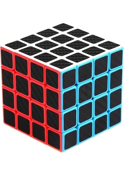 MOYU-4X4X4-MOYU Meilong 3X3X3 4X4X4 Profesyonel Sihirli Küp Karbon Fiber Etiket Hız Küp Kare Bulmaca Çocuklar Için Eğitici Oyuncaklar (Yurt Dışından)