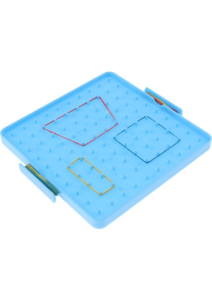 Plastik Geoboard Plaka Ilköğretim Matematik Öğretim Aracı Çocuk Geometri Oyuncakları (Yurt Dışından)