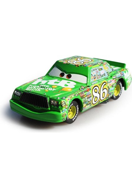 Disney Pixar Arabalar Yıldırım Mcqueen 2 Adet/grup No.86 Civciv Hicks Mack Kamyon ve Racer Döküm Metal Model Oyuncak Araba Çocuklar Için Hediyeler (Yurt Dışından)