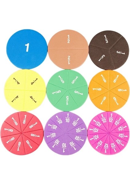 Dairesel Kesirler Sayma Çocuklar Erken Eğitim Matematik Oyuncakları Matematik Operasyon Öğrenme Öğretme Oyuncaklar (Yurt Dışından) modelleri