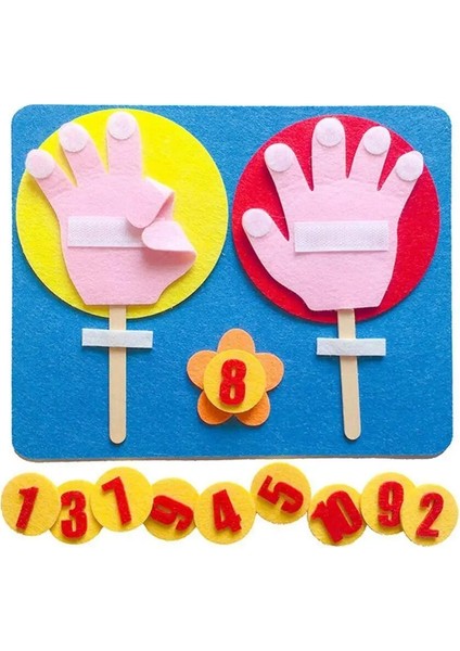 Çocuk Matematik Oyuncakları Parmak Sayma 1-10 Öğrenme Montessori Yardımı Öğretim Eğitici Keçe Numarası Dıy Yürümeye Başlayan Parmak Oyuncakları (Yurt Dışından) modelleri