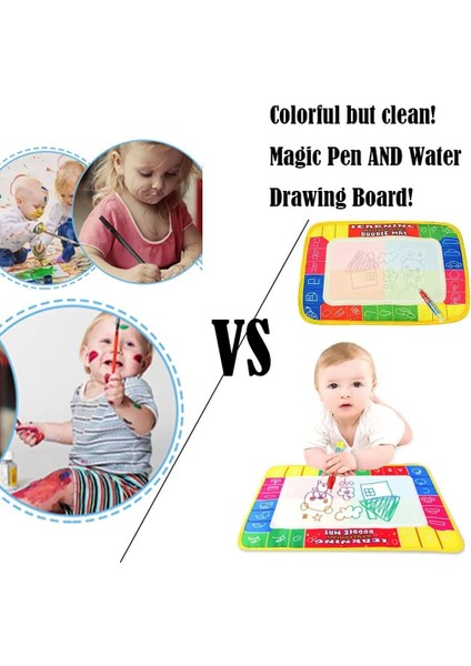 Bebek Çocuk Su Çizim Tahtasında Kalem ile Doodle Boyama Resim Su Çizim Oyun Matı Çizim Oyuncaklar Çocuklar Için Hediye (Yurt Dışından) modelleri