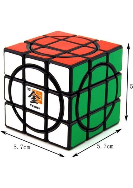 Dayan Mars-Mf8 Çılgın 3X3X3 Artı Sekiz Gezegen Sihirli Küp Bulmaca 5.7cm Dünya Neptün Mars Satürn Venüs Jüpiter Merkür Uranüs Noel Doğum Günü (Yurt Dışından)
