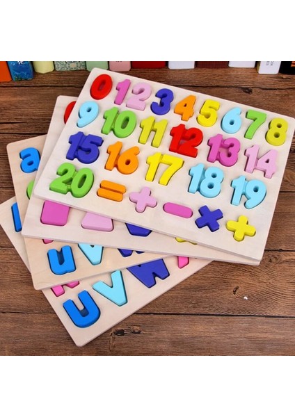 Matematik Oyuncaklar Bebek Çocuk Erken Öğrenme Oyuncaklar Numarası Mektup Bulmaca Eğitici Yapboz Oyuncak Yeni (Yurt Dışından)
