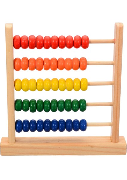 Yeni Mini Ahşap Abaküs Eğitici Oyuncak Çocuklar Için Erken Matematik Eğitici Oyuncak Numaraları Sayma Hesaplama Boncuk Abaküs Oyuncak (Yurt Dışından)