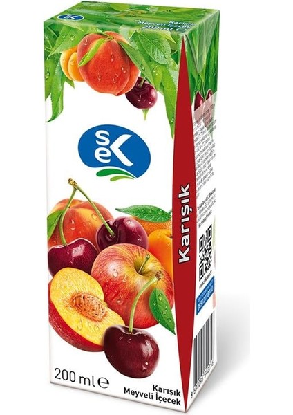 Karışık Meyve Nektarı 200 ml x 27