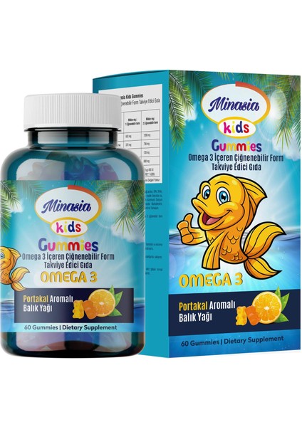 Omega 3 Gummies Çiğnenebilir Form
