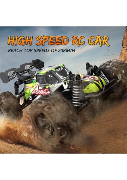 Rc Arabalar 1:20 25 Km/saat 2.4g Yüksek Hızlı Sürücü Off-Road Araç Patlamaya Dayanıklı Pvc Kabuk Tpr Lastikler Simüle Drift Araba Erkek Için Hediyeler (Yurt Dışından)
