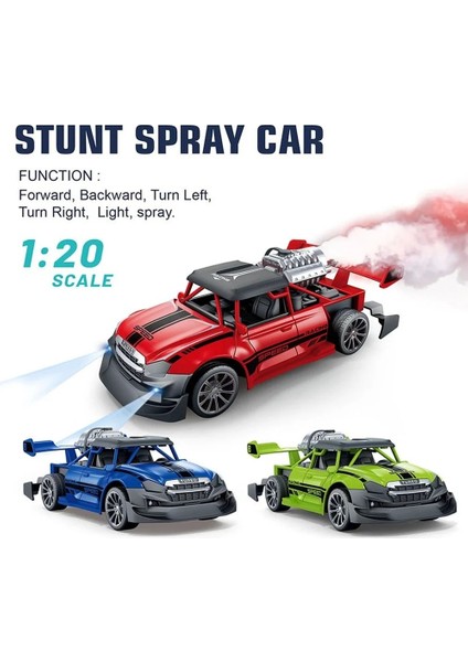 1:20 Rc Araba Uzaktan Kumandalı Araba Yarışı Işık Duman Püskürtme ile Elektrikli Araba Uzaktan Kumanda Drift Oyuncaklar Oyuncaklar Çocuk Için (Yurt Dışından) fiyatları