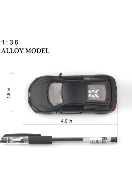 1/36 Ölçekli Audi R8 Pres Döküm Model Arabalar, Geri Çekilebilir Araçlar Oyuncak Arabalar, Erkek Kızlar Için Arabalar Hediyeler (Mat)1 (Yurt Dışından) fırsatları