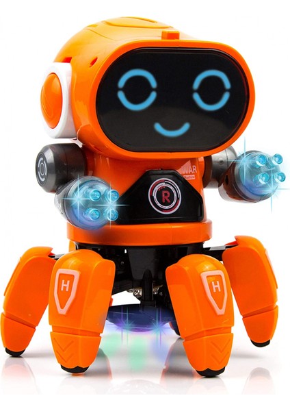 Dans Eden Robot, Yürüyen Elektronik Pille Çalışan Yanıp Sönen Işıklar ve Müzik Çocuk Robotu, Çocuklar Için Robot Oyuncaklar, 4 5 6 7 8 9 Yaşındaki Çocuklara Hediye1 (Yurt Dışından)